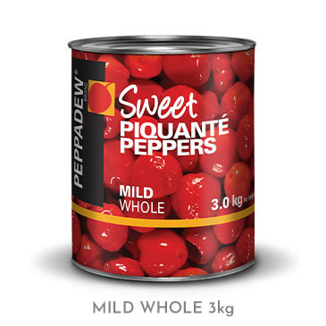 PEPPADEW® Sweet Piquanté Peppers Mild Whole 3.0kg
