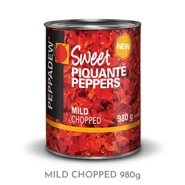 PEPPADEW® Sweet Piquanté Peppers Mild Chopped 980 g