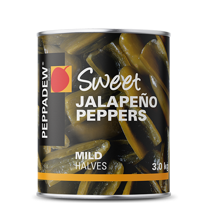 Sweet Jalapeno Pepper - Mild Halves