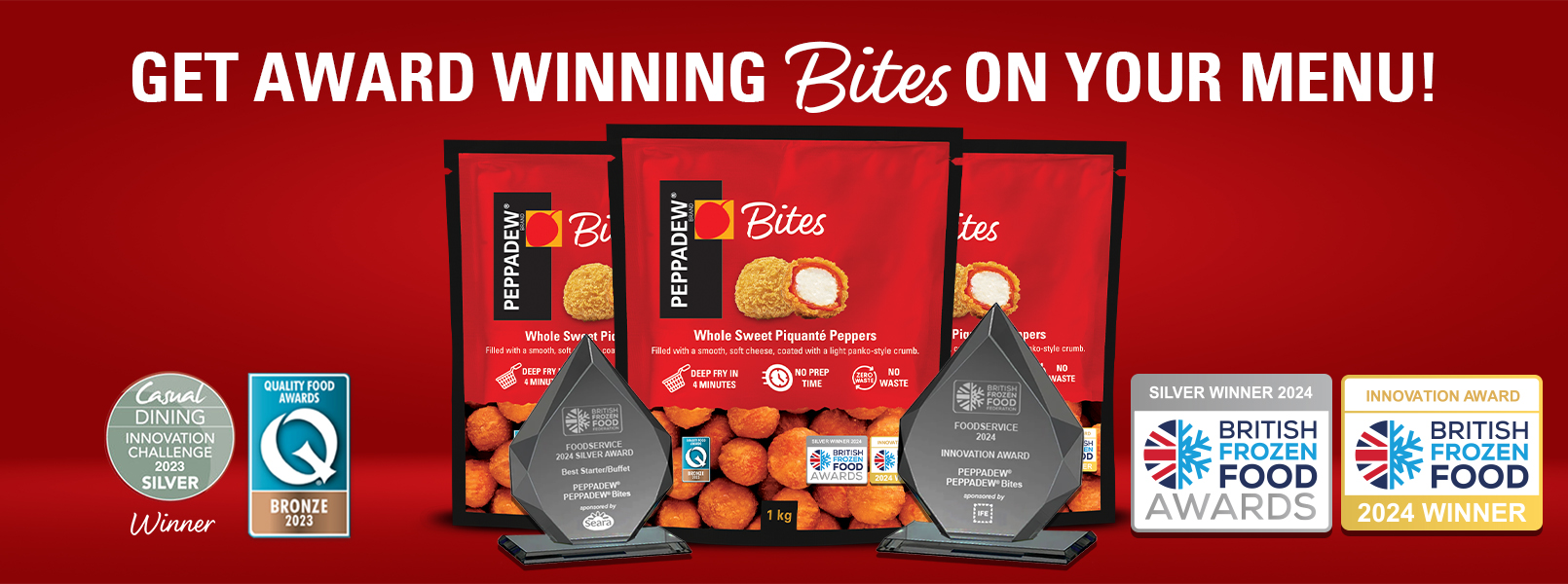 Peppadew Bites homepage banner